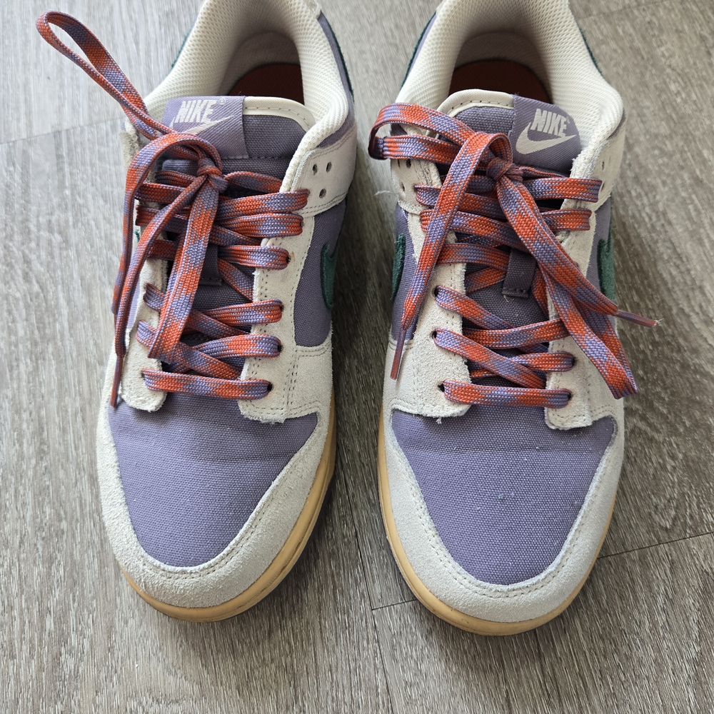Nike Dunk Low Daybreak Bicoastal Canvas Suede Sneakers - Women's Size 8 - Picture 2 of 5